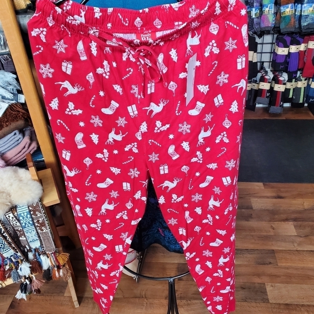 Macy's Family PJ's Mens Sz. M Holidays‎ PJ Bottoms